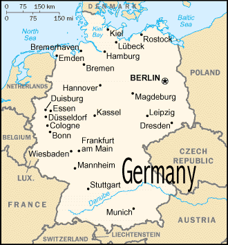 Map of Germany